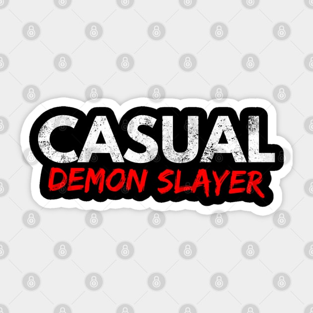 Casual Demon Slayer Sticker by Worldengine